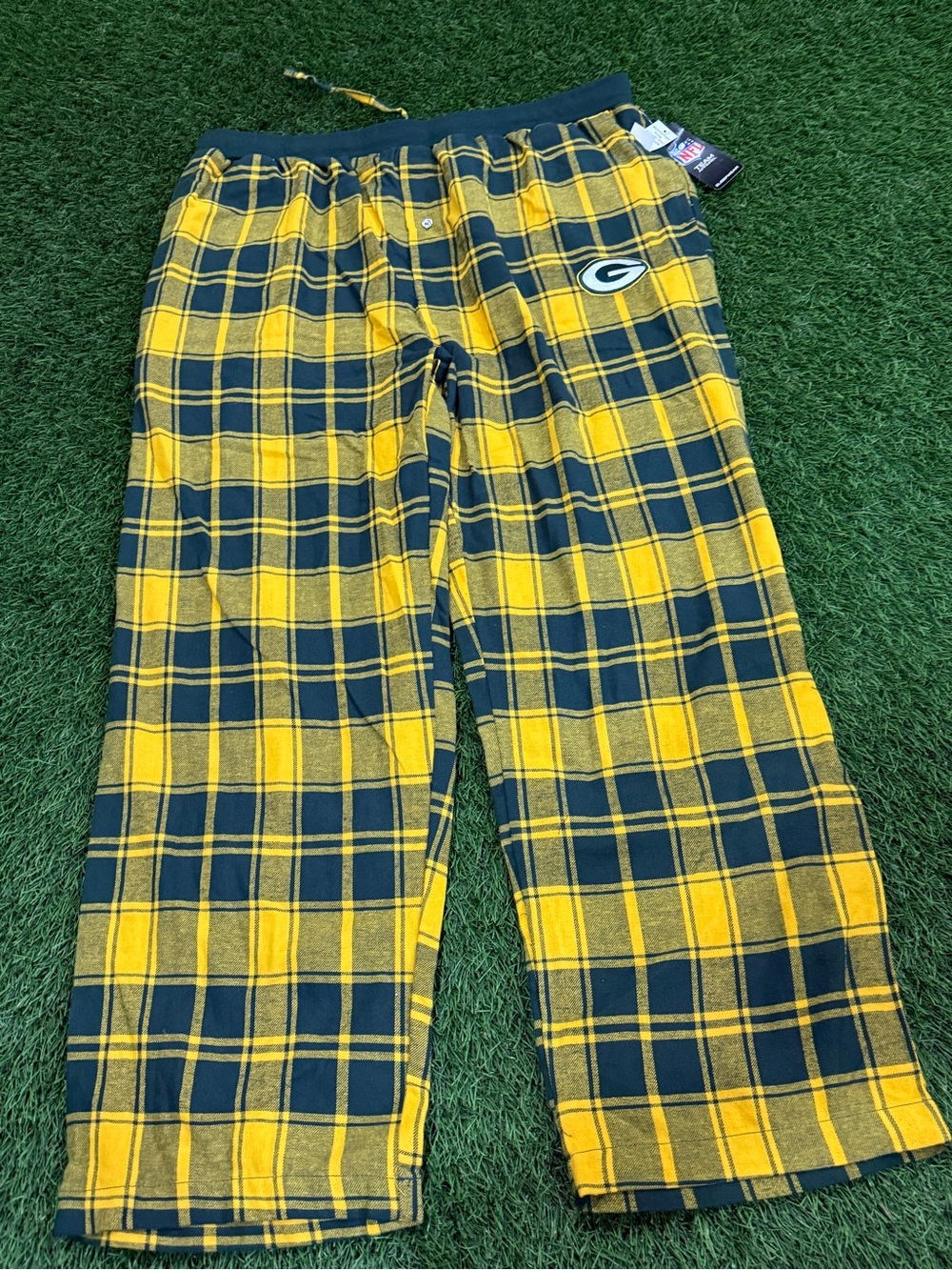 NFL Team Apparel - Green Bay Packers Football - Flannel Pants